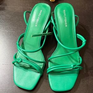 Marc Fisher Emerald Strappy Heels